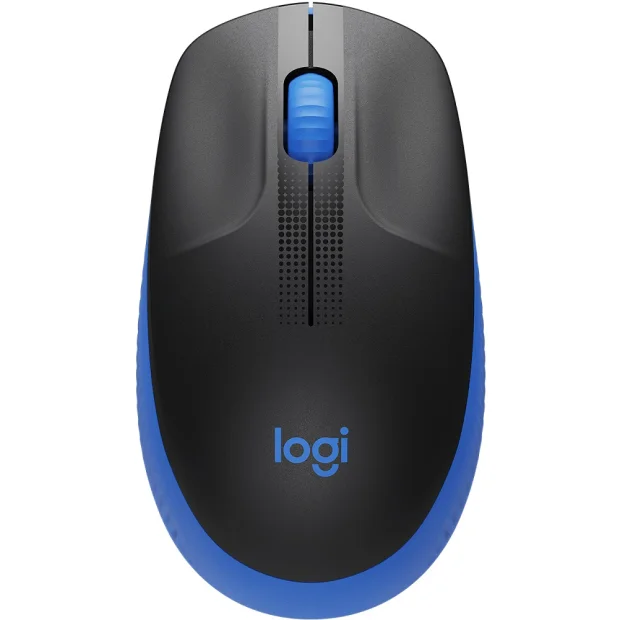 Мышь Logitech M190 (черный/синий)